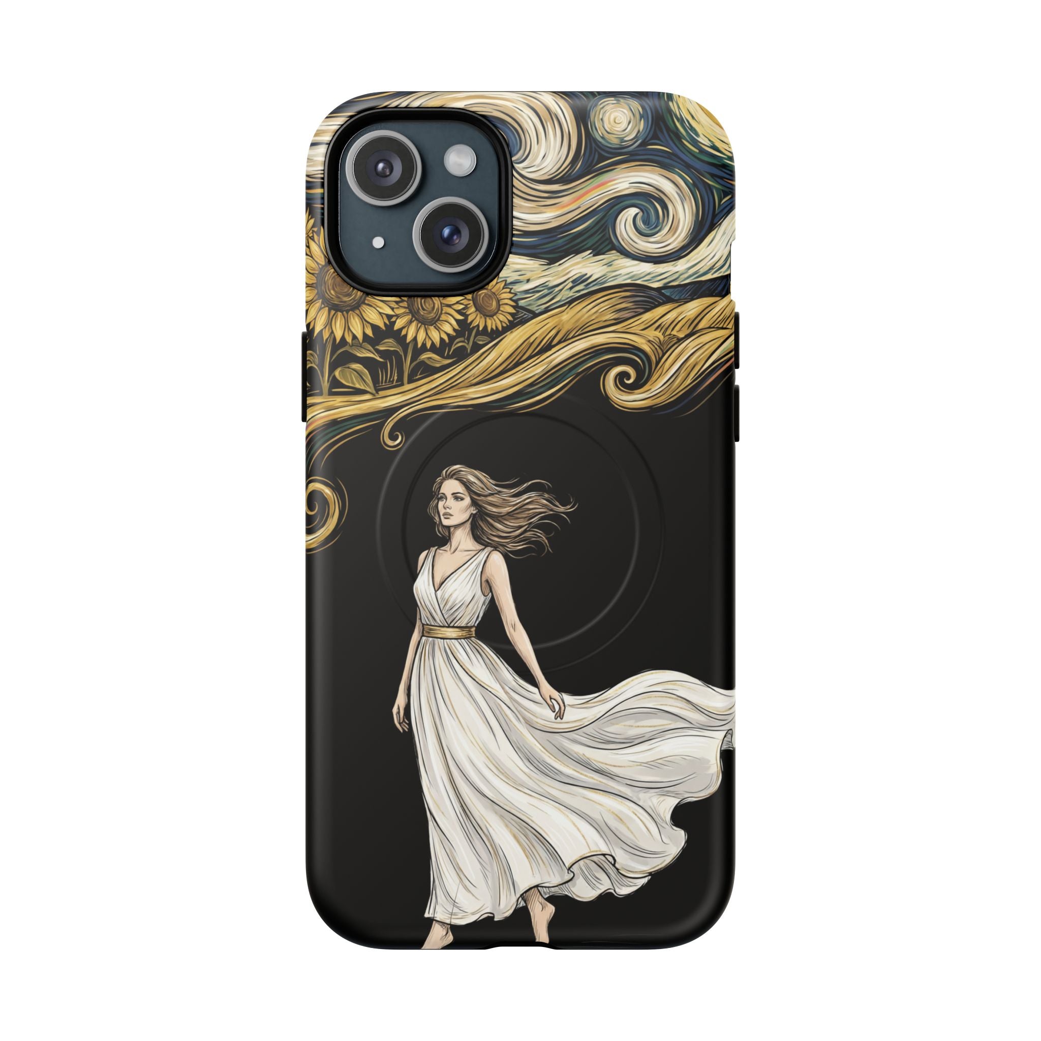 Grecian Muse MagSafe iPhone Case | Artistic Goddess Protective Case
