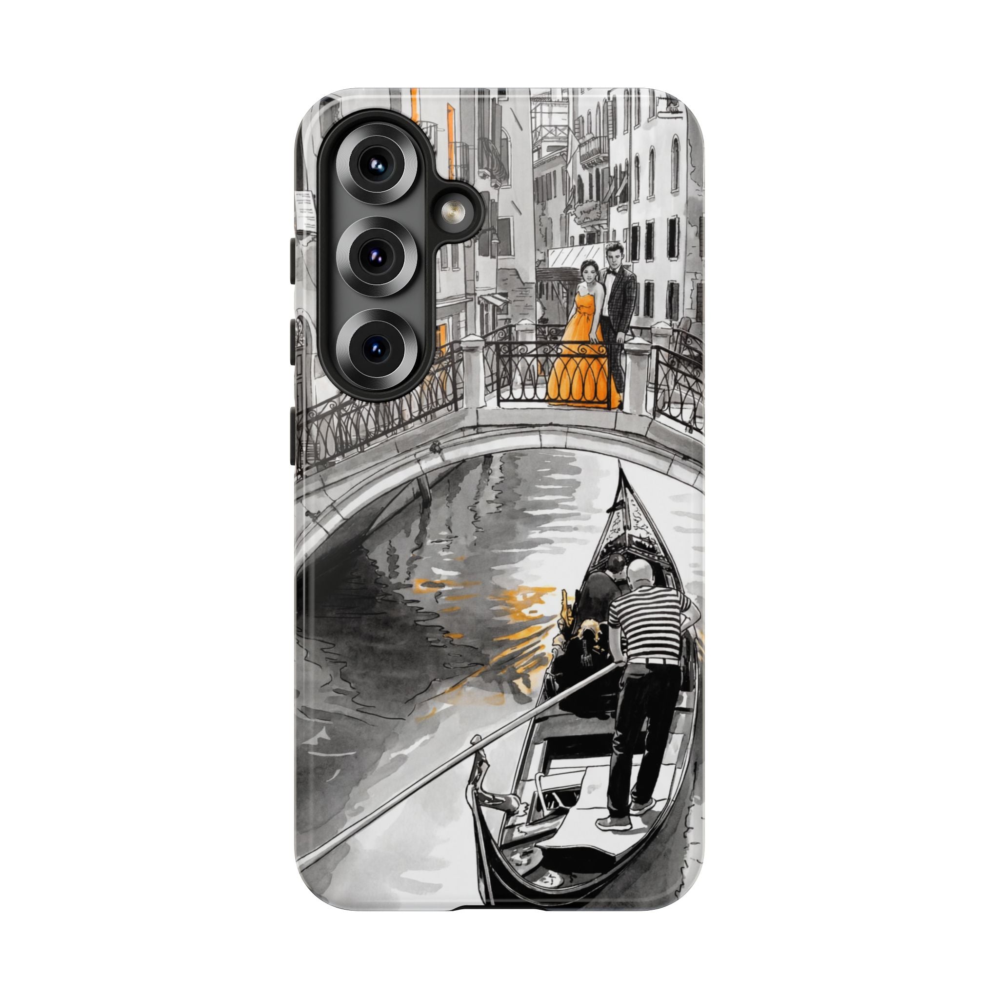 Venice Gondola Samsung Galaxy Case | Romantic Canal Scene Protective Case
