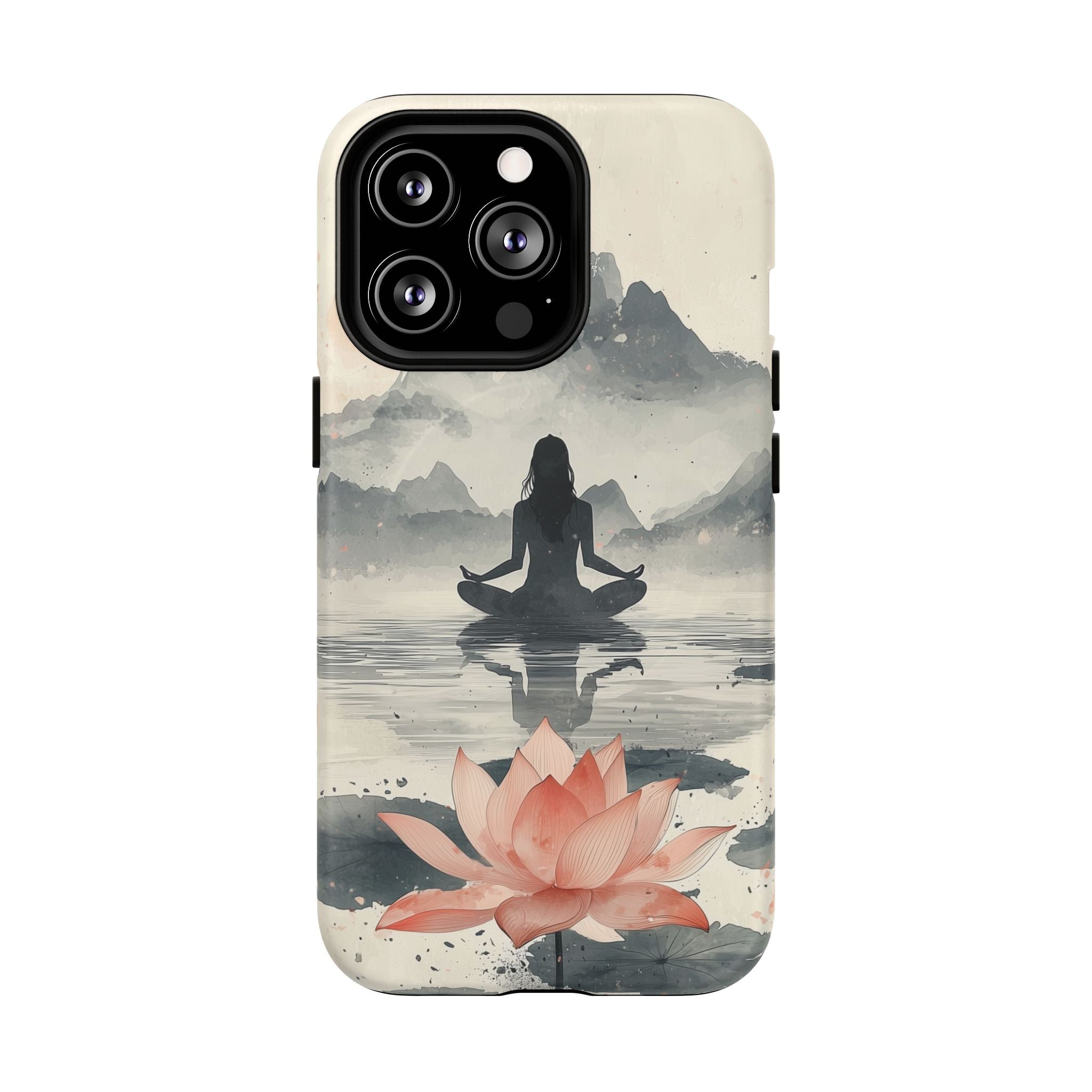 Zen Yoga Meditation Lotus MagSafe iPhone Case