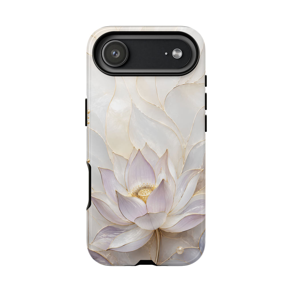Lotus Flower iPhone Case | Pearl Lotus iPhone Case