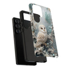 Barn Owl & Butterflies Tough Samsung Galaxy Case