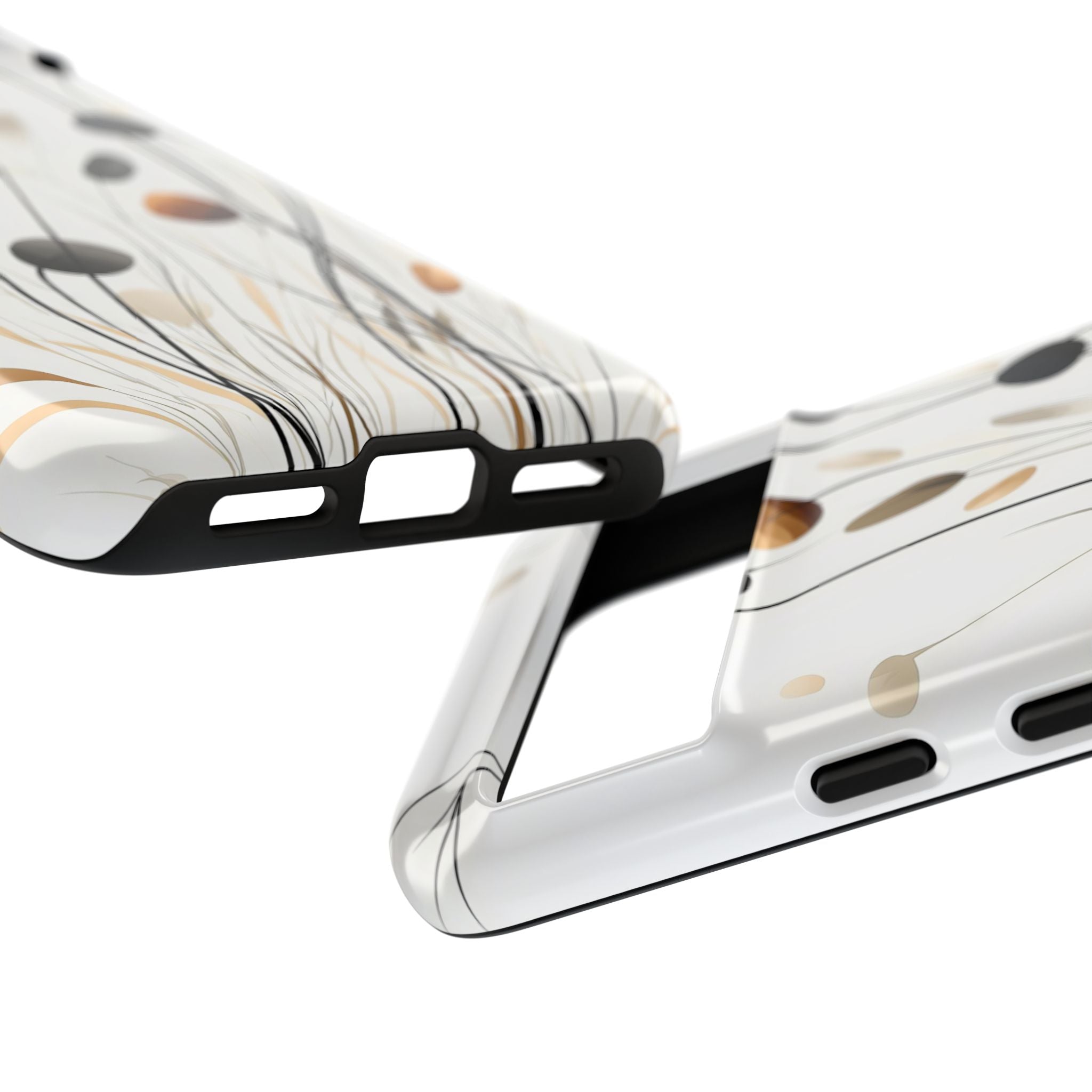 Floral Breeze Tough Google Pixel Case | Minimal Neutral Botanical Design