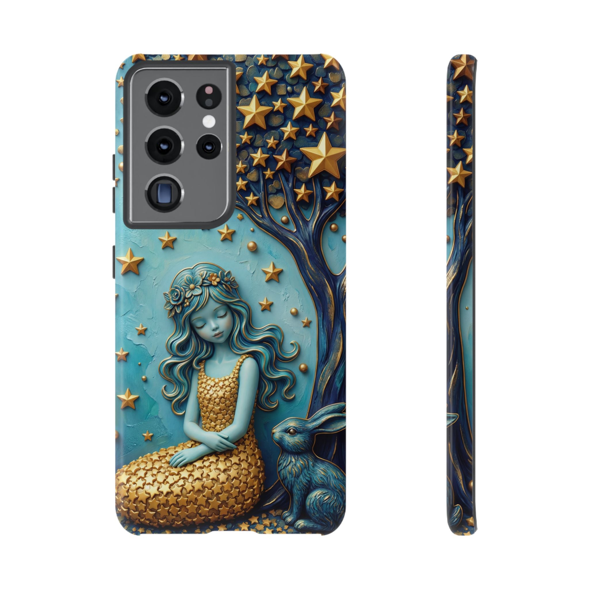 Dreamy Maiden & Star Tree Samsung Galaxy Phone Case