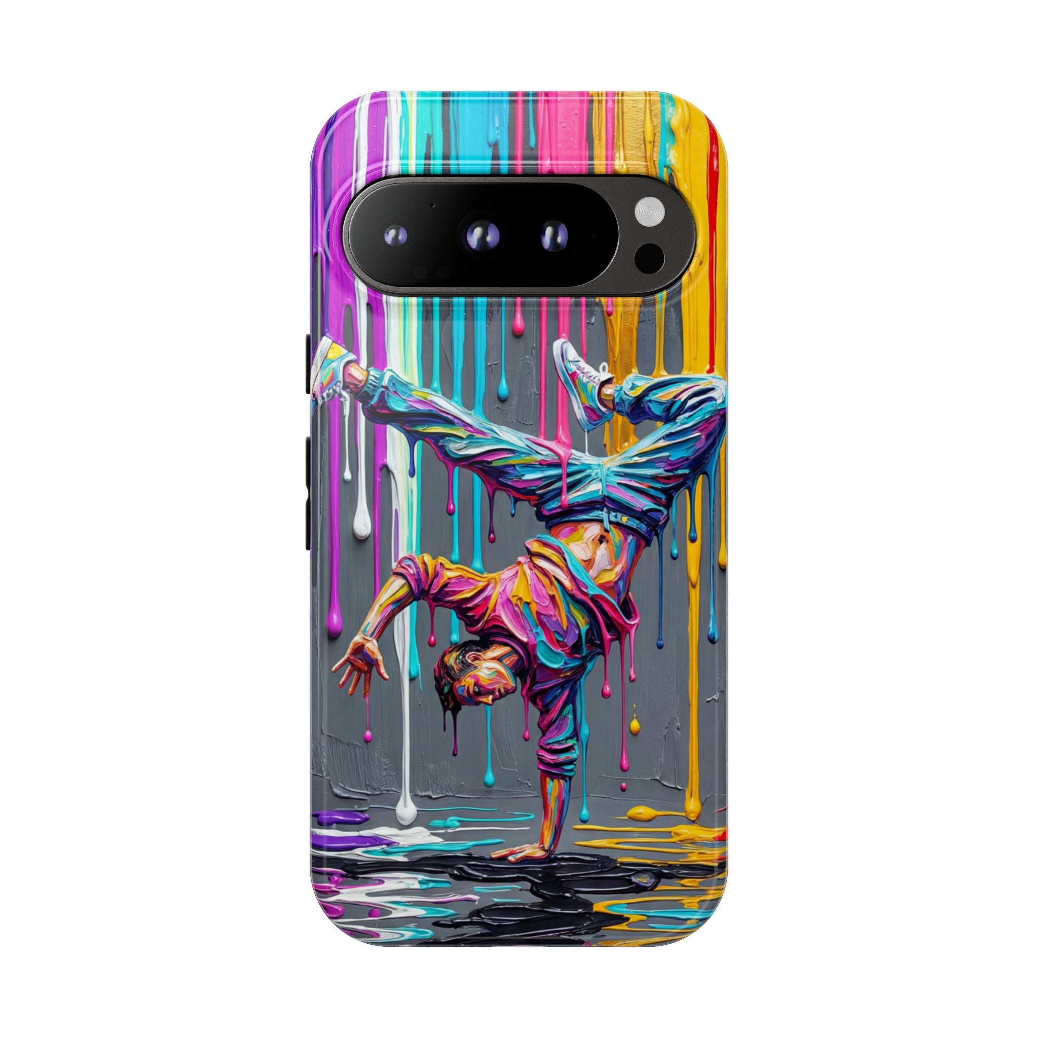 Colorful Breakdancer Graffiti Tough Google Pixel Phone Case