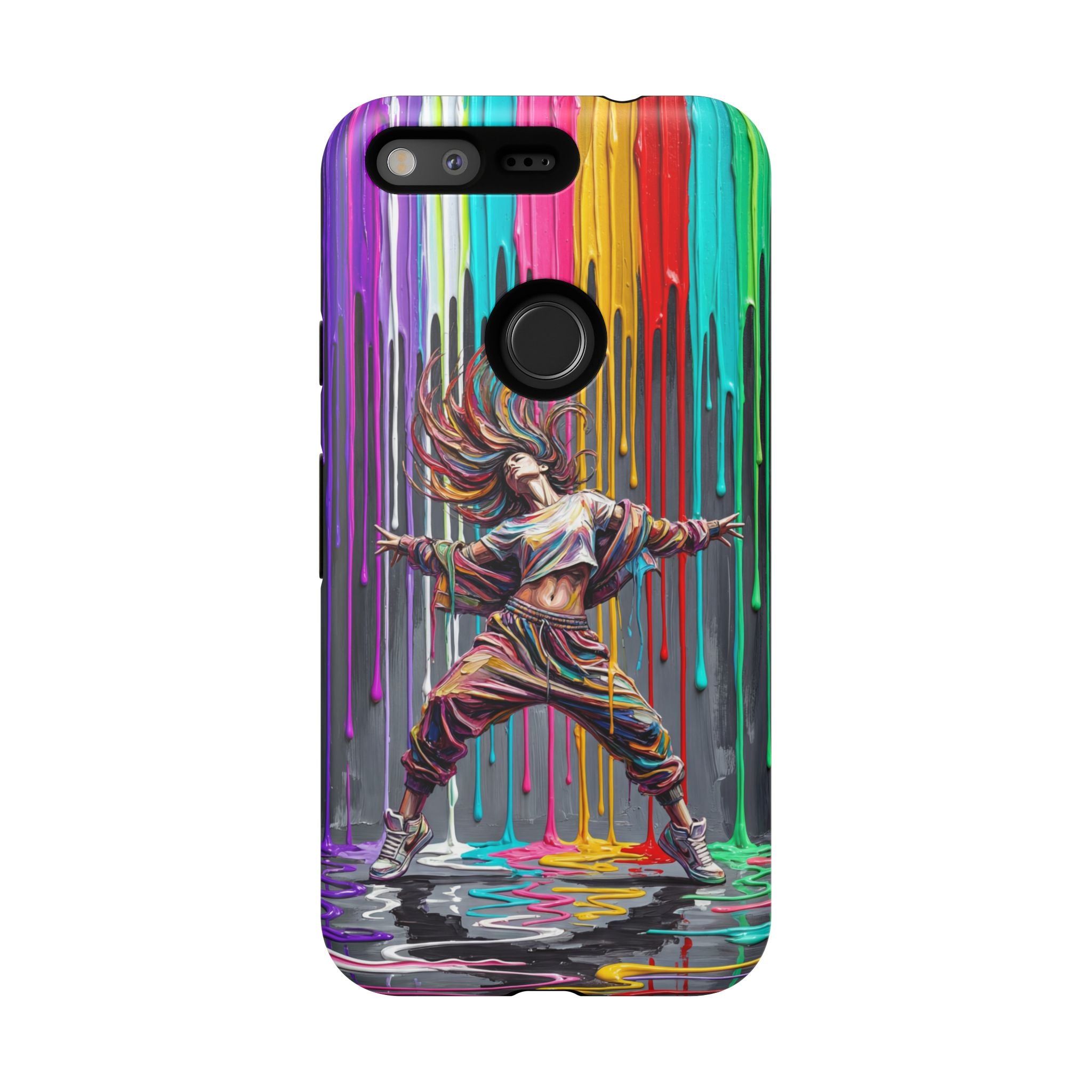 Google Pixel Phone Case | Colorful Street Dance Drip Design