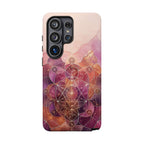 Sacred Geometry Samsung Galaxy Phone Case | Boho Mandala Phone Case