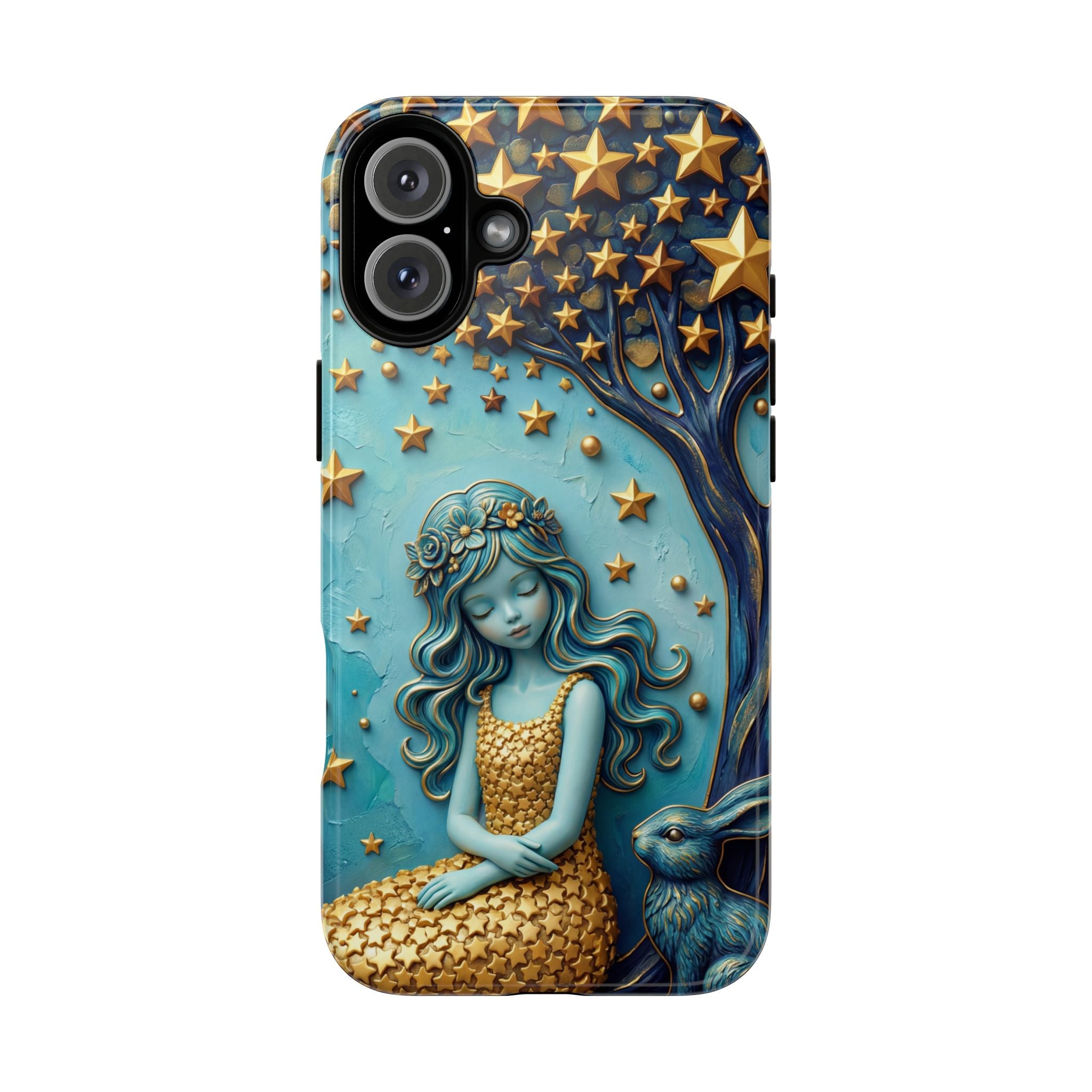 Dreamy Maiden & Star Tree iPhone Case