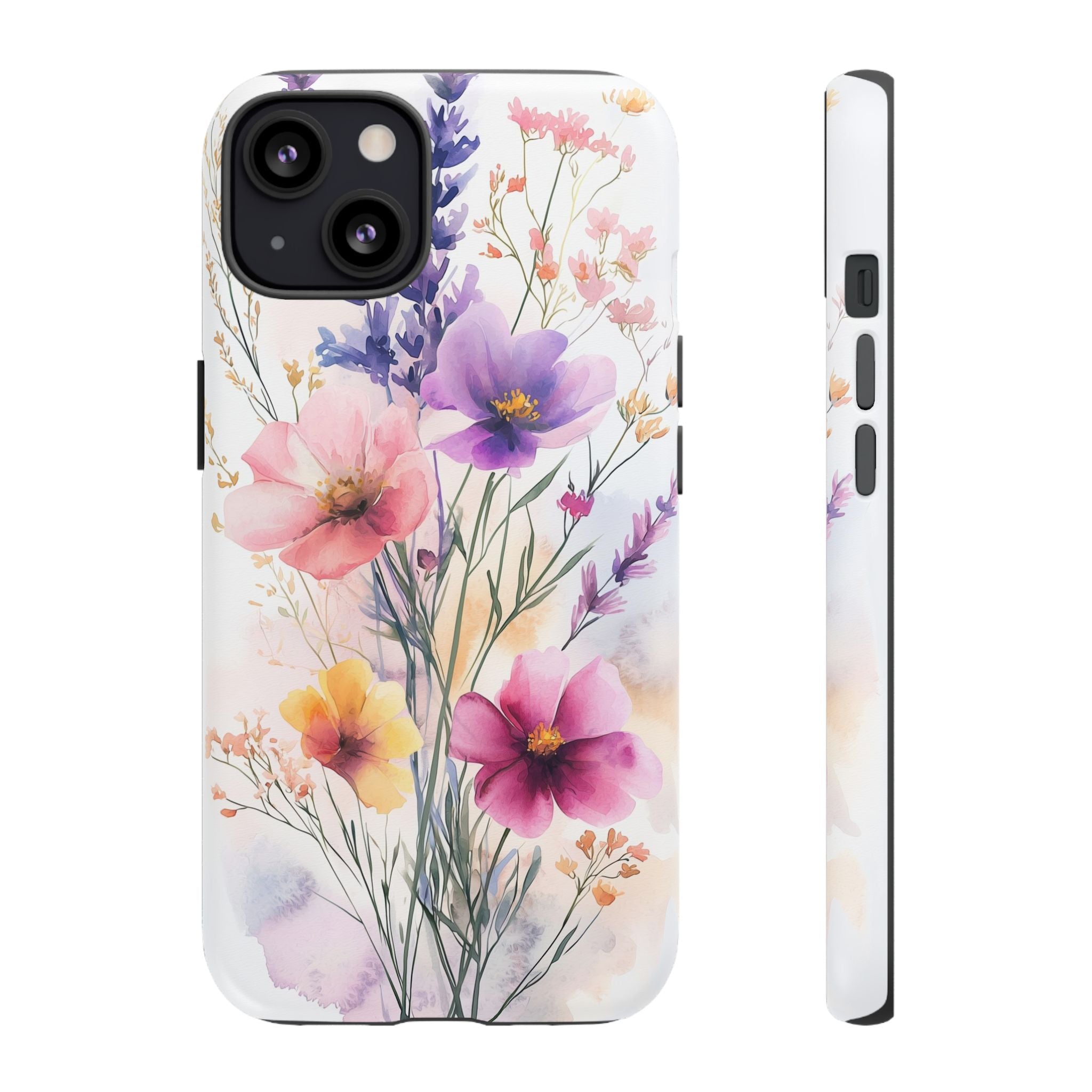 Floral Watercolour iPhone Case | Pastel Bouquet
