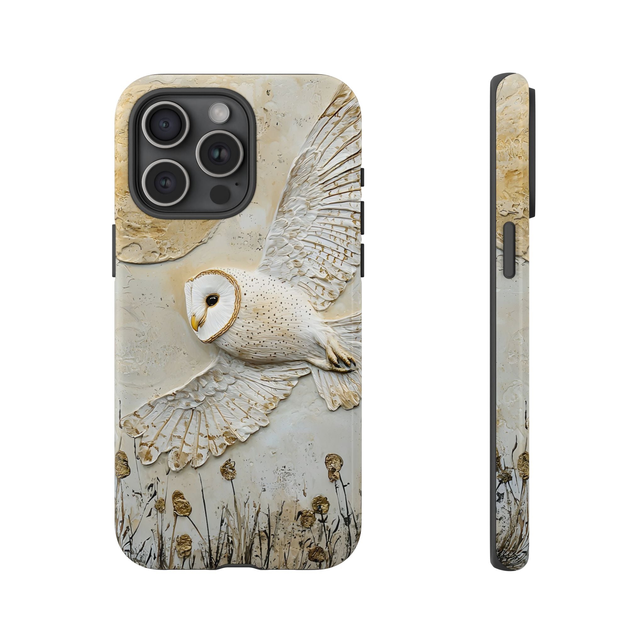 Barn Owl iPhone Case — Elegant Flying Owl Wildlife
