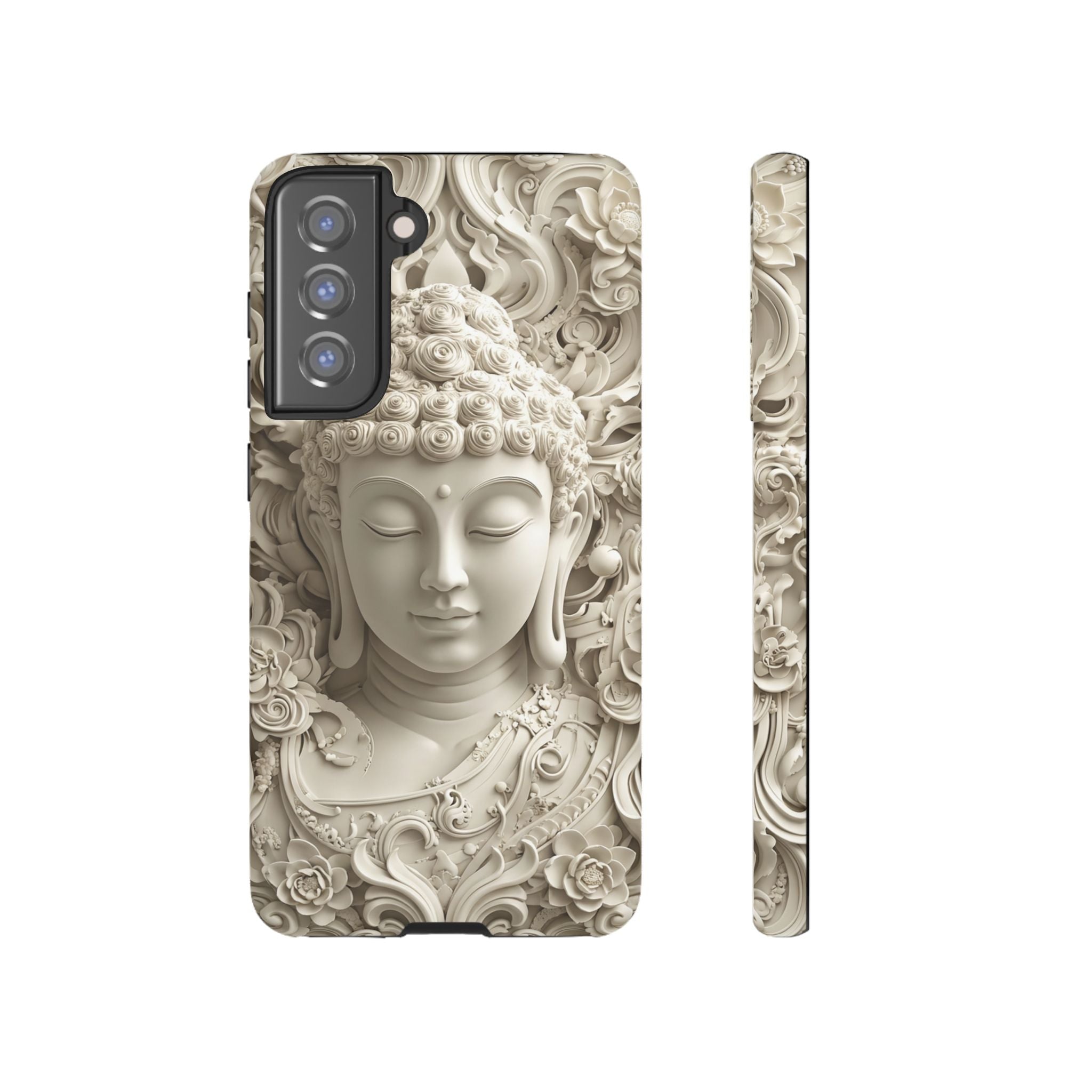 Buddha Relief Samsung Galaxy Case — Serene Zen Protective Phone Cover