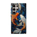 Custodia resistente per Samsung Galaxy a forma di pesce koi