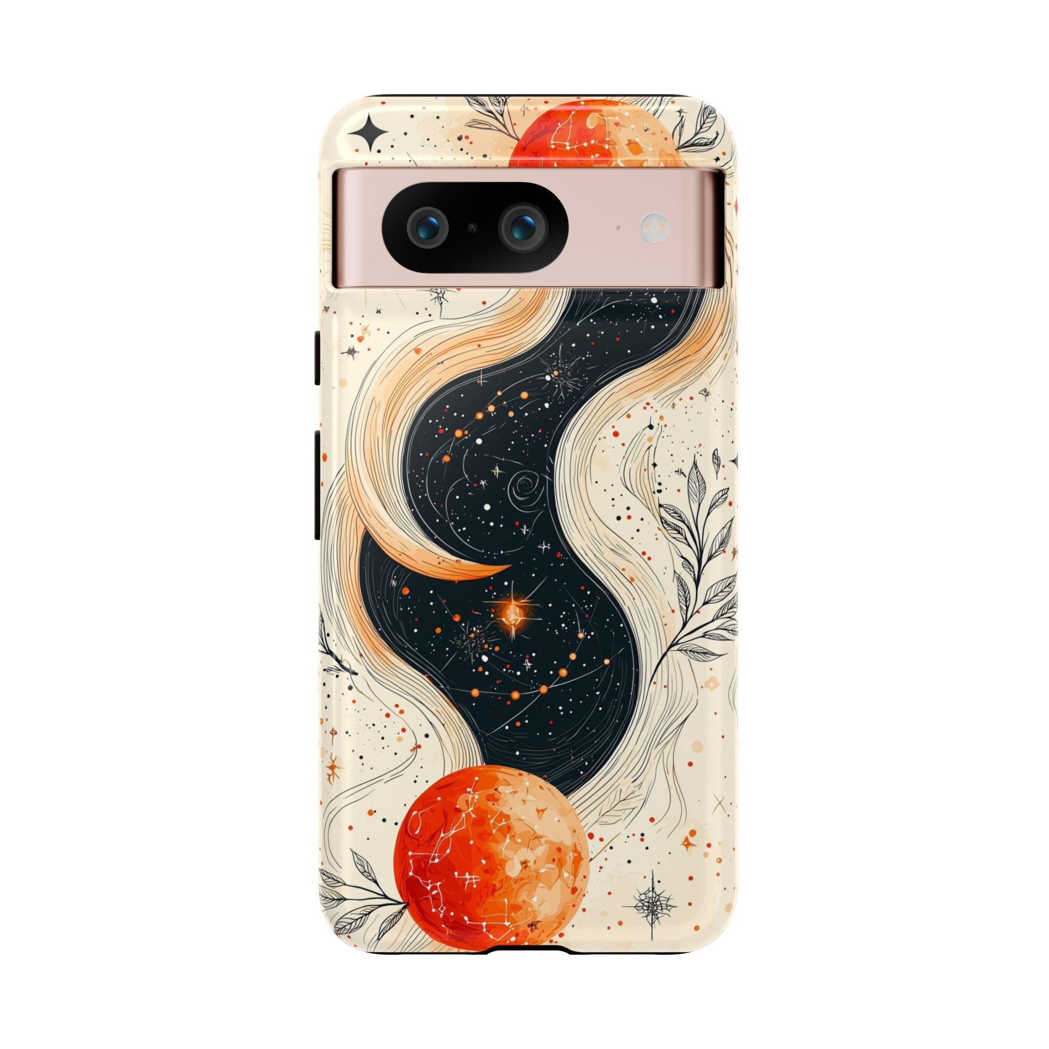 Astrology Galaxy Google Pixel Case | Red Moon Celestial