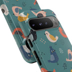 Colorful Bird Google Pixel Phone Case | Cute Bird Pattern Cover