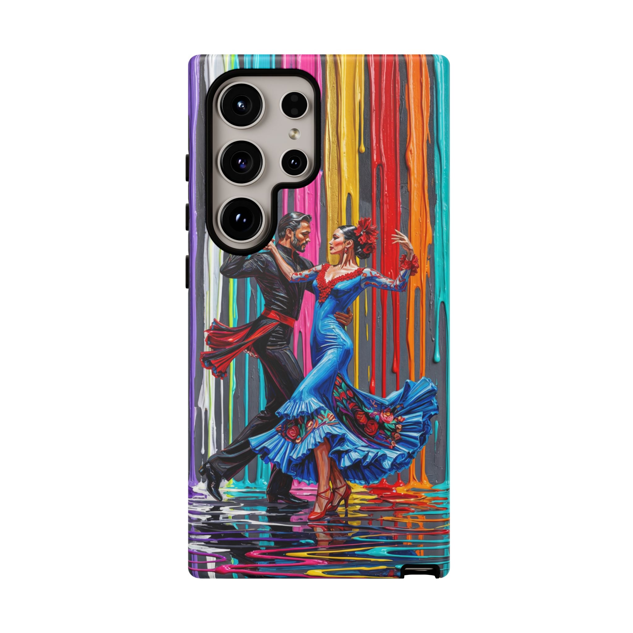 Colorful Tango Samsung Galaxy Phone Case | Vibrant Dancing Couple Art Protection