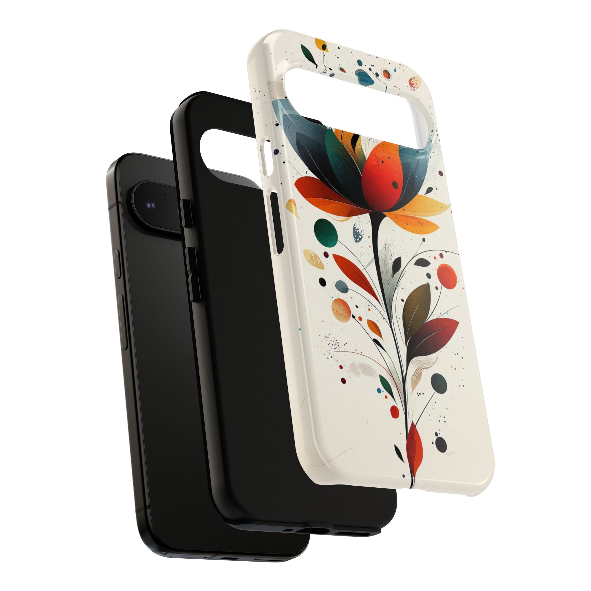 Floral Abstract Google Pixel Case | Colourful Botanical Art