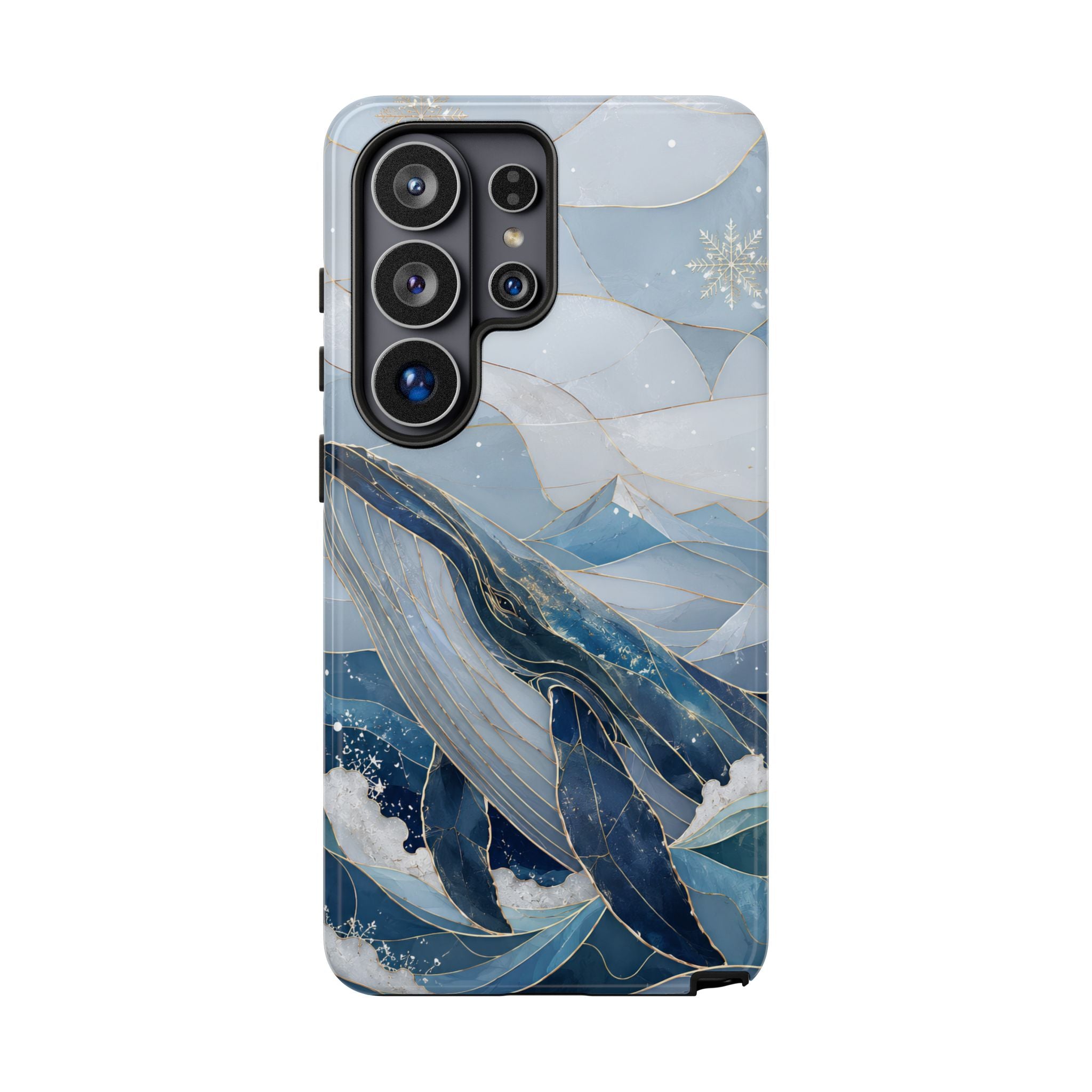 Blue Whale Samsung Galaxy Phone Case | Ocean Wave Phone Case