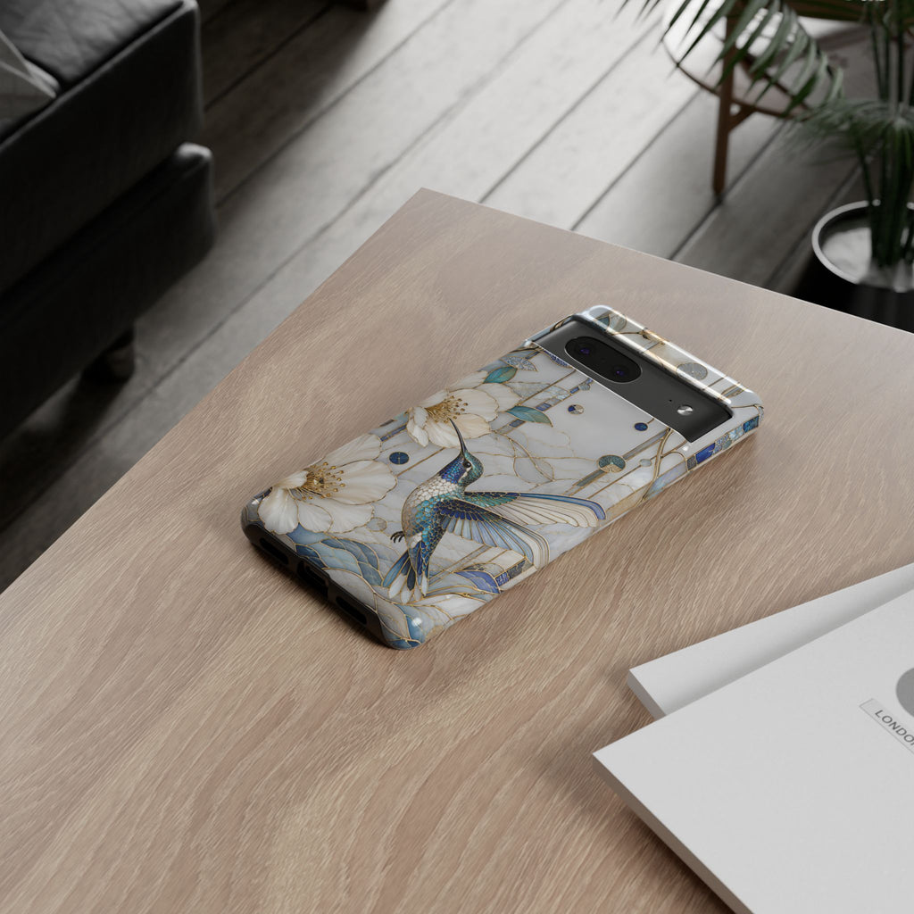 Hummingbird Magnolia Google Pixel Phone Case | Floral Bird iPhone Case