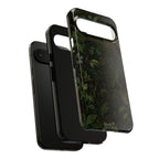 Dark Botanical Tough Google Pixel Phone Case | Moody Forest Owl Cover
