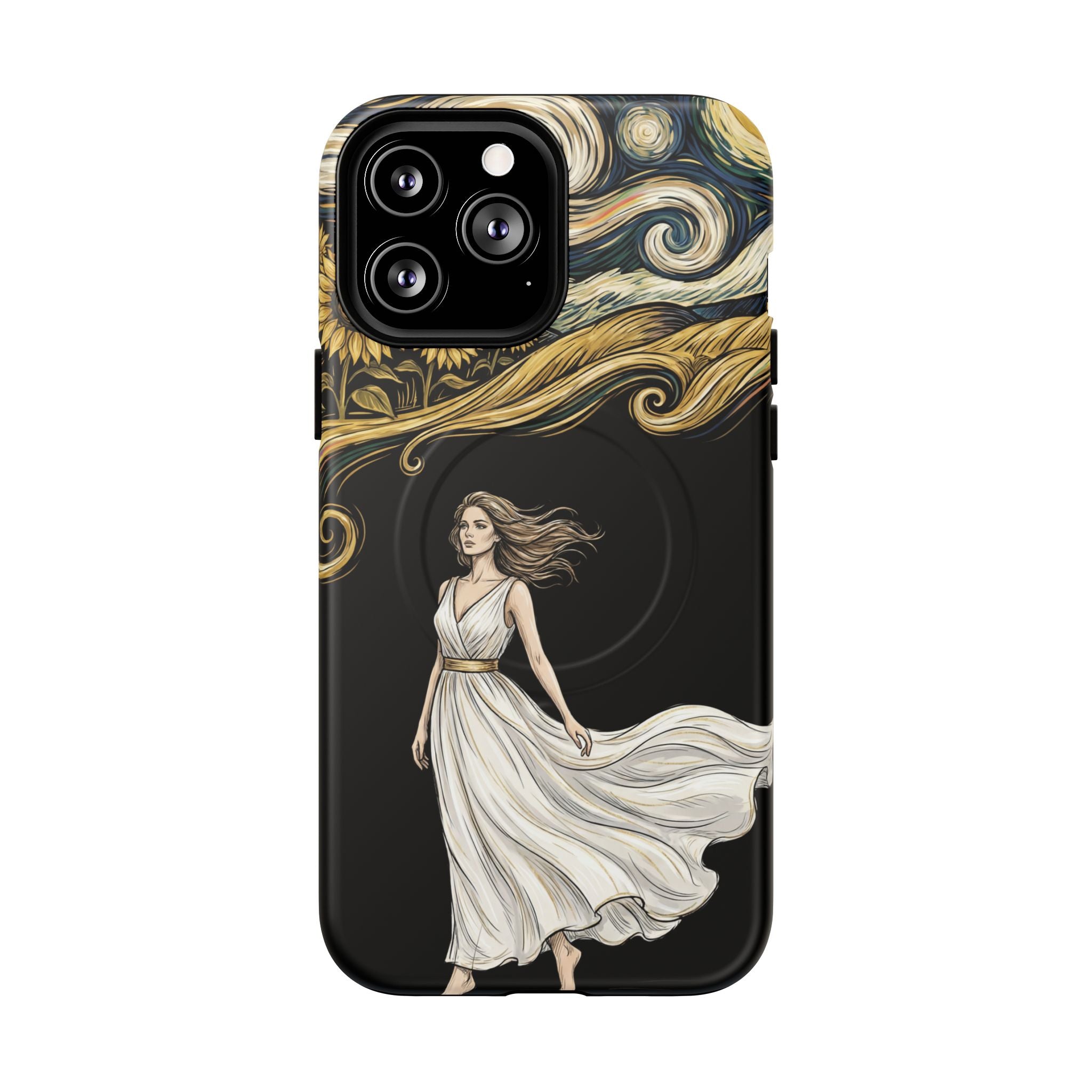 Grecian Muse MagSafe iPhone Case | Artistic Goddess Protective Case