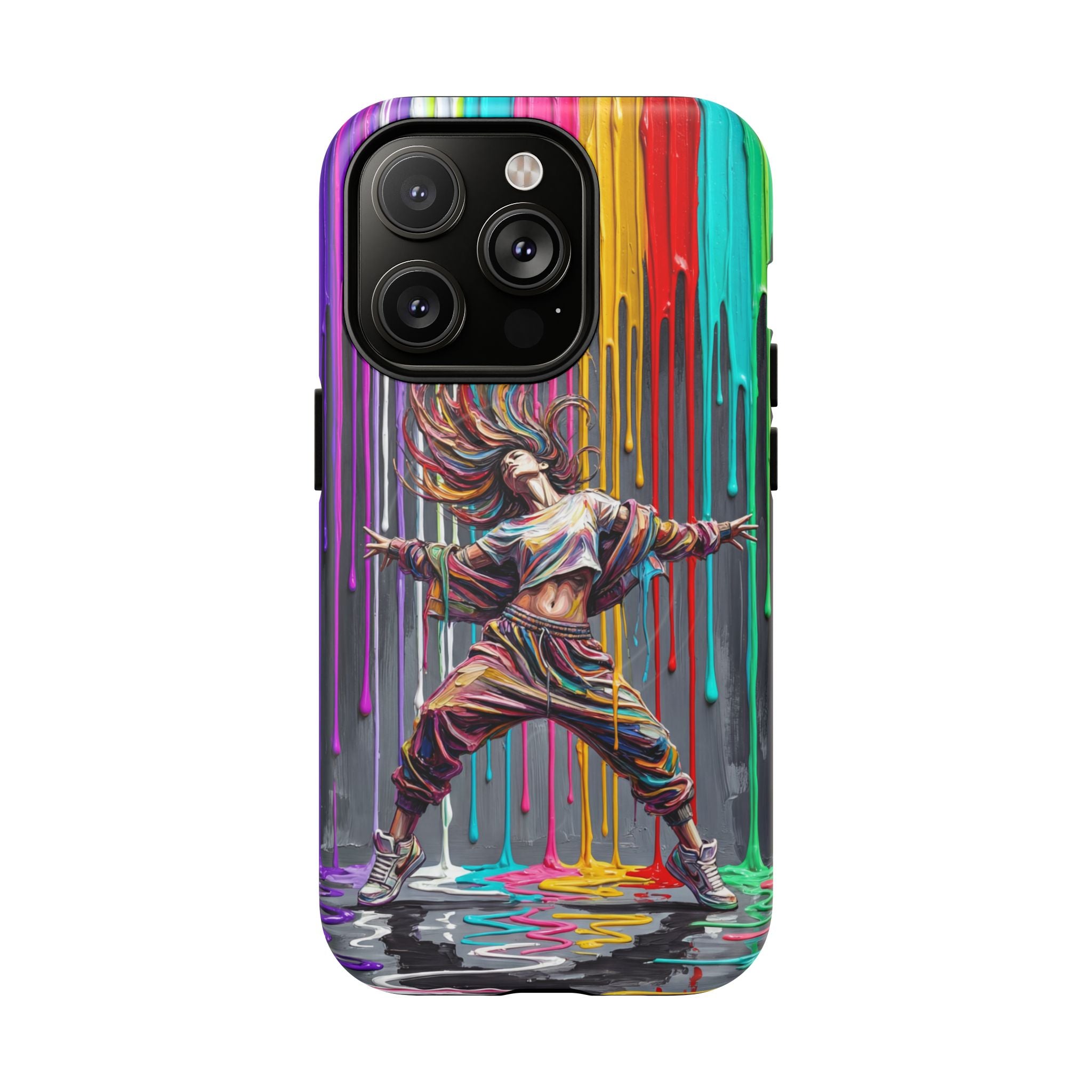 MagSafe iPhone Case | Colorful Street Dance Drip Design