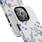 Vintage Blue White Porcelain iPhone Case | Chinoiserie Floral Tough Cover