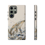 Stained Glass Whale Samsung Galaxy Phone Case | Ocean Phone Case