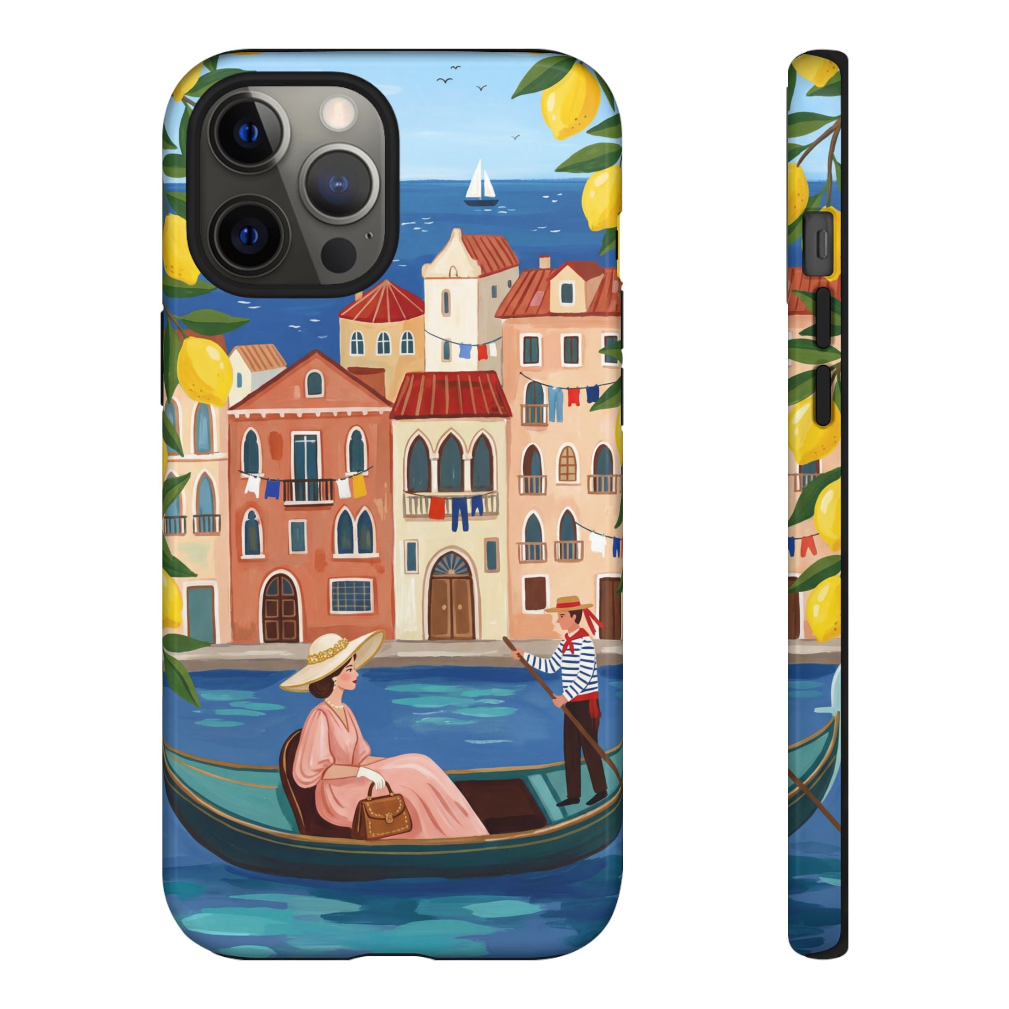 Venetian Gondola iPhone Case | Lemon Coast Waterfront Travel