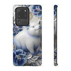 Asian Zodiac Pig Samsung Galaxy Phone Case | Blue & White Porcelain Slim Protective Shockproof Case| Year of the Pig Gift