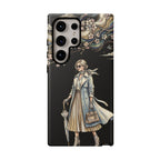 Vintage Chic Samsung Galaxy Phone Case | Stylish Woman Illustration