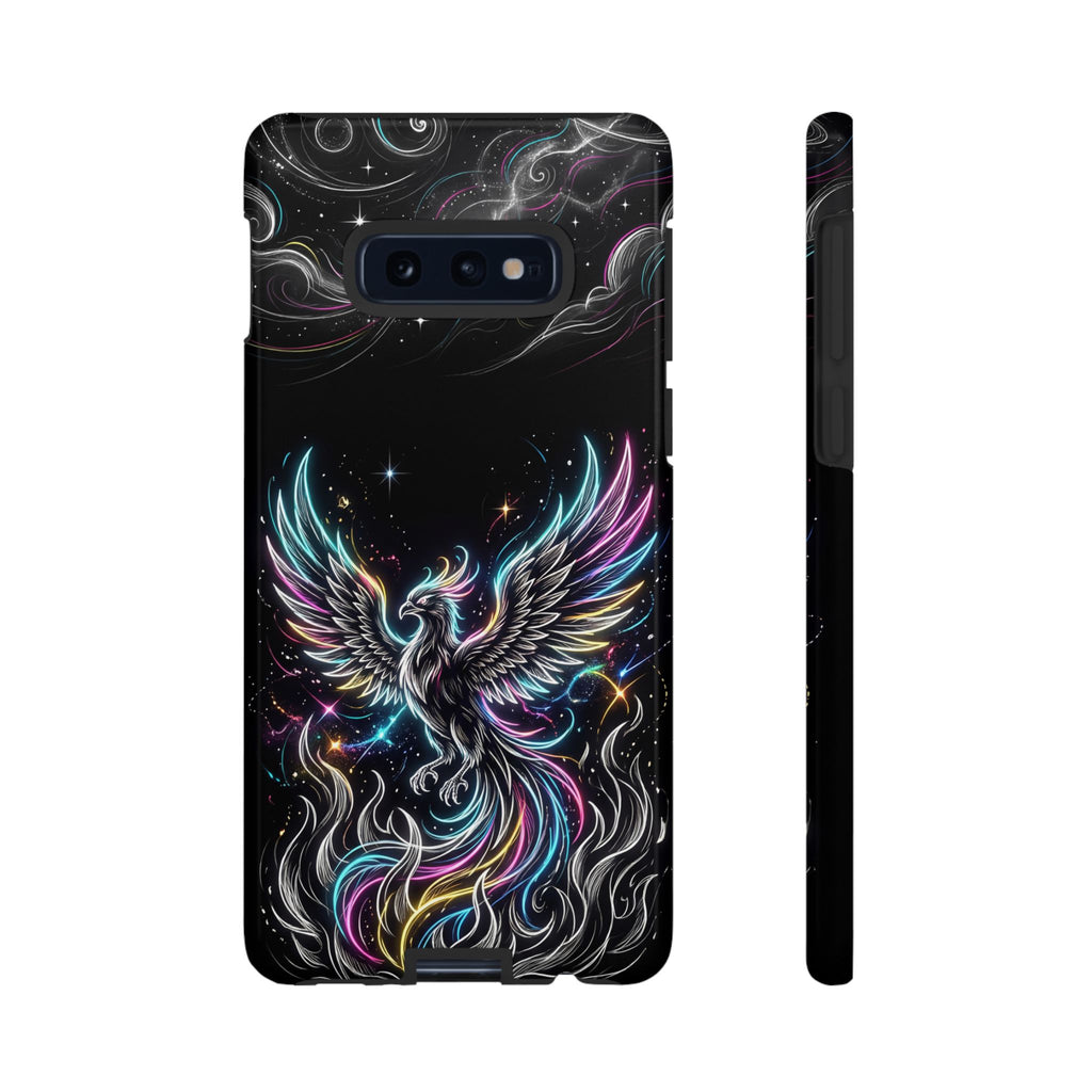 Colorful Neon Phoenix Tough Samsung Galaxy Phone Case