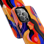 Abstract Colourful Woman iPhone Tough Case | Vibrant Artistic