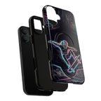 Neon Skateboard MagSafe iPhone Case | Glow Skatepark Protective Cover