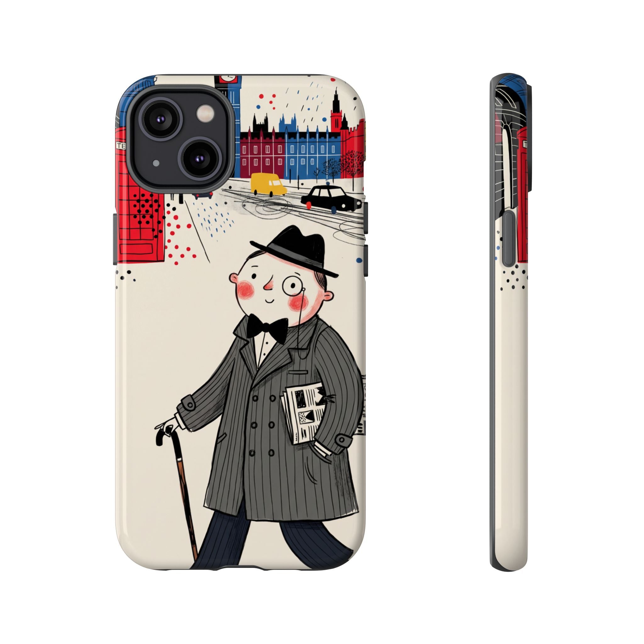Detective in London iPhone Case