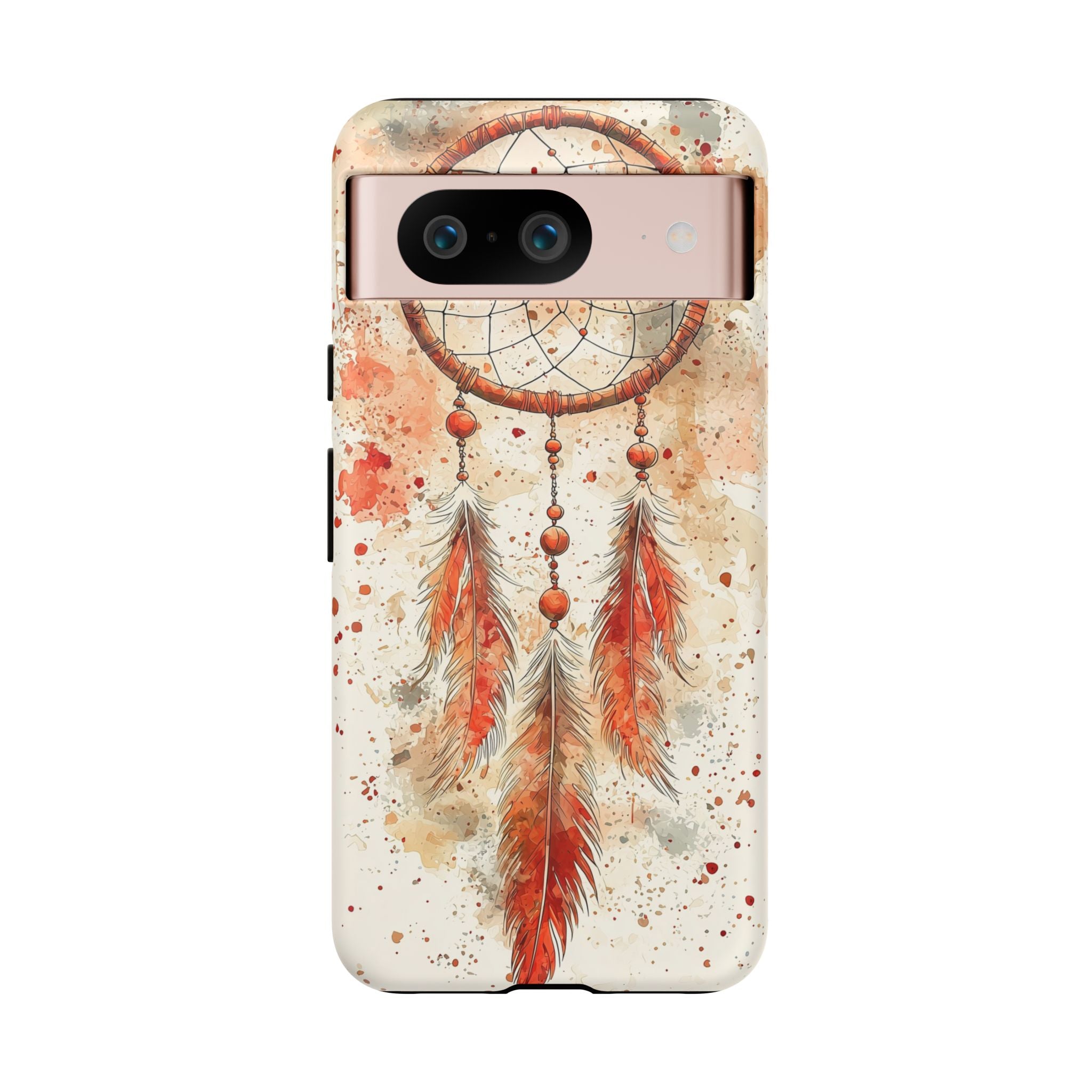 Dreamcatcher Tough Google Pixel Case | Watercolour Feather