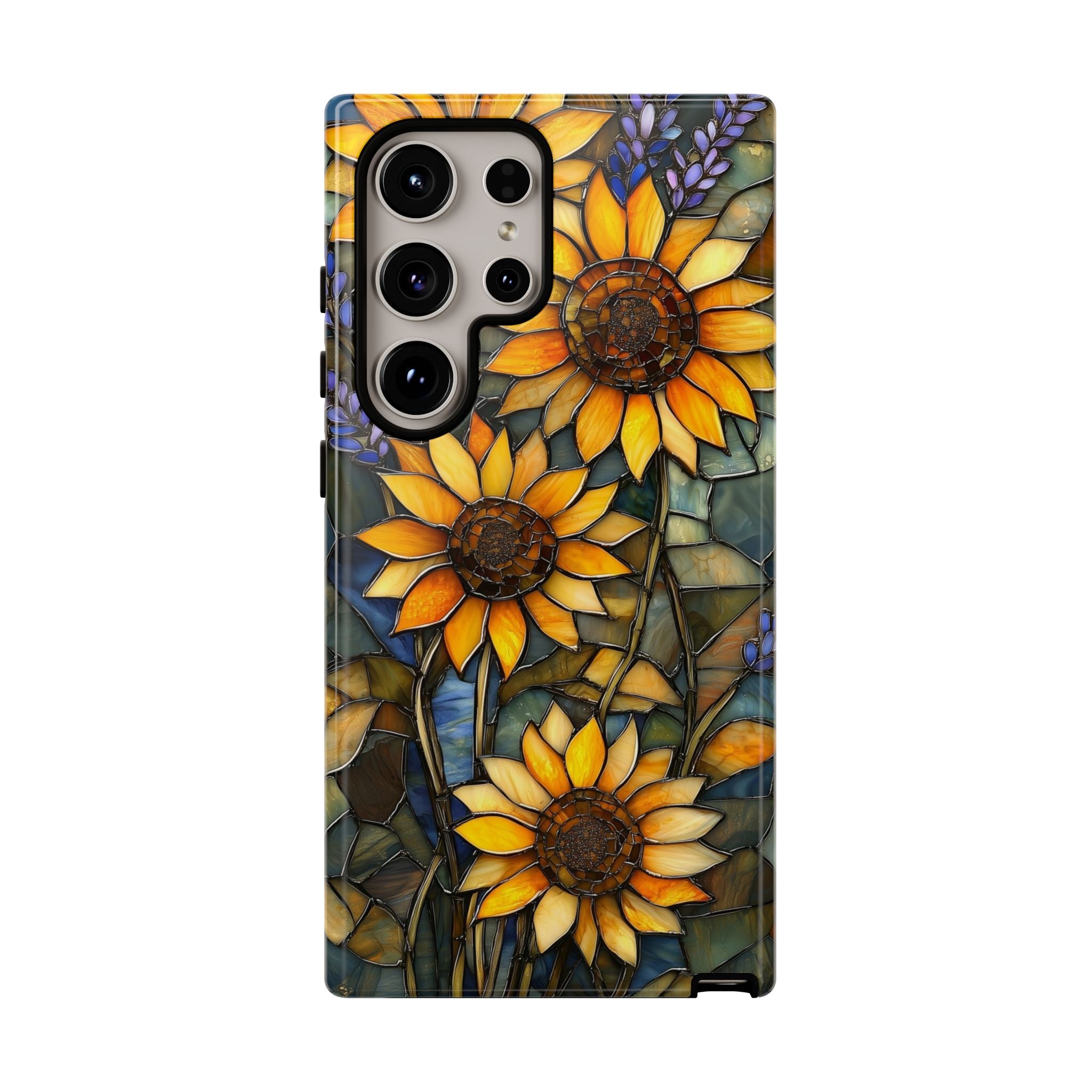 Sunflower Stained Glass Samsung Galaxy Case
