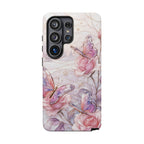 Butterfly Rose Samsung Galaxy Phone Case | Floral Phone Case