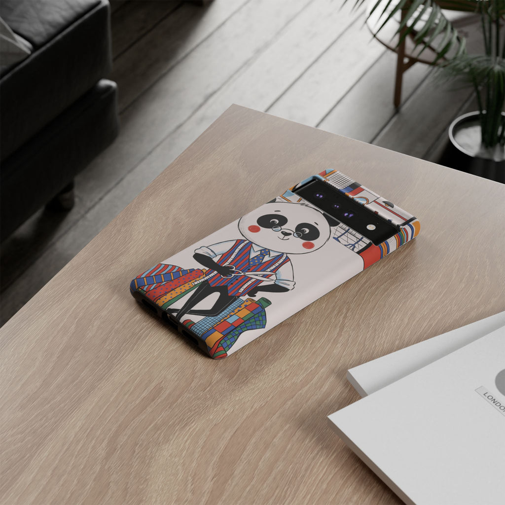 Panda Sarto Cover Google Pixel | Cartone animato sarta carina