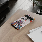 Panda Sarto Cover Google Pixel | Cartone animato sarta carina