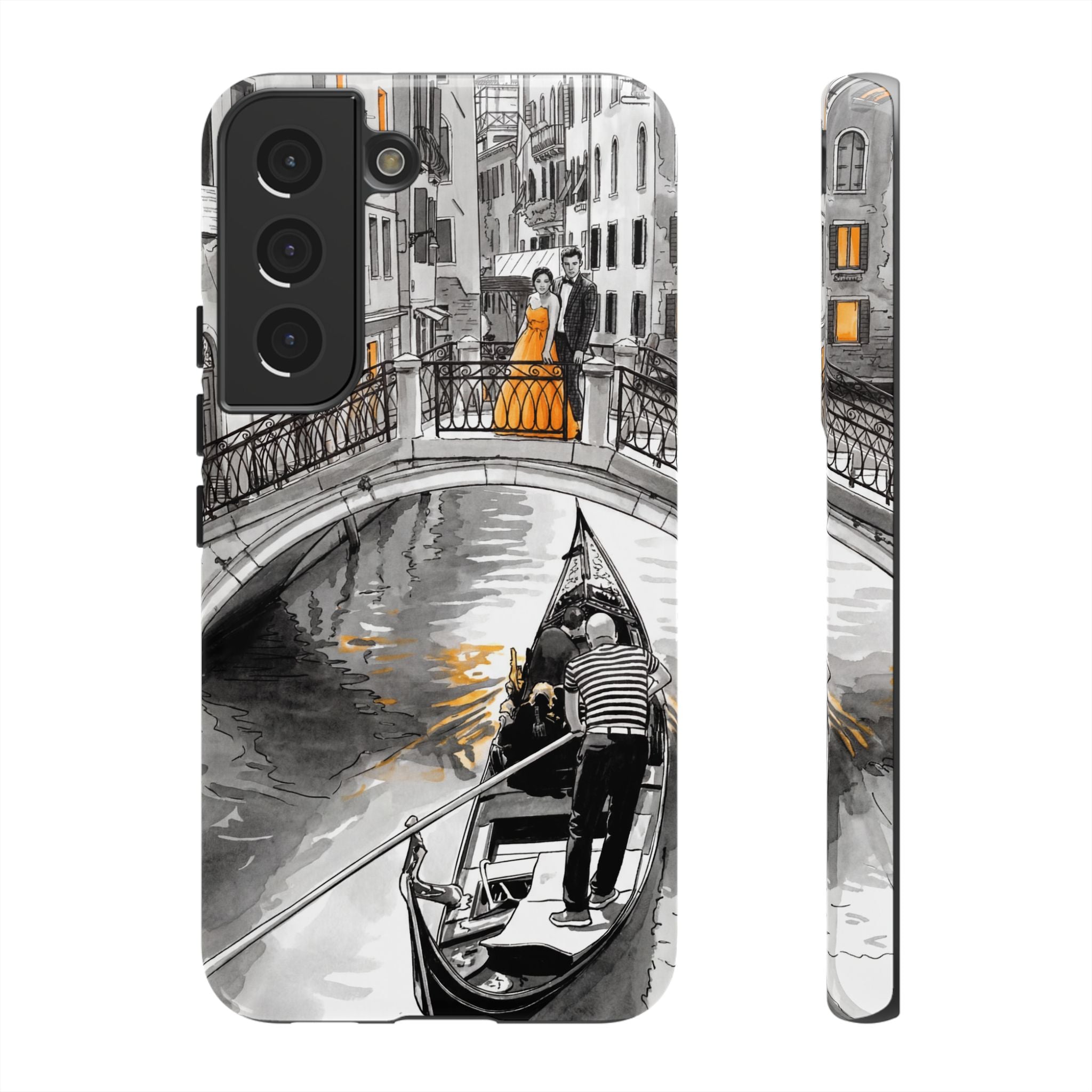 Venice Gondola Samsung Galaxy Case | Romantic Canal Scene Protective Case