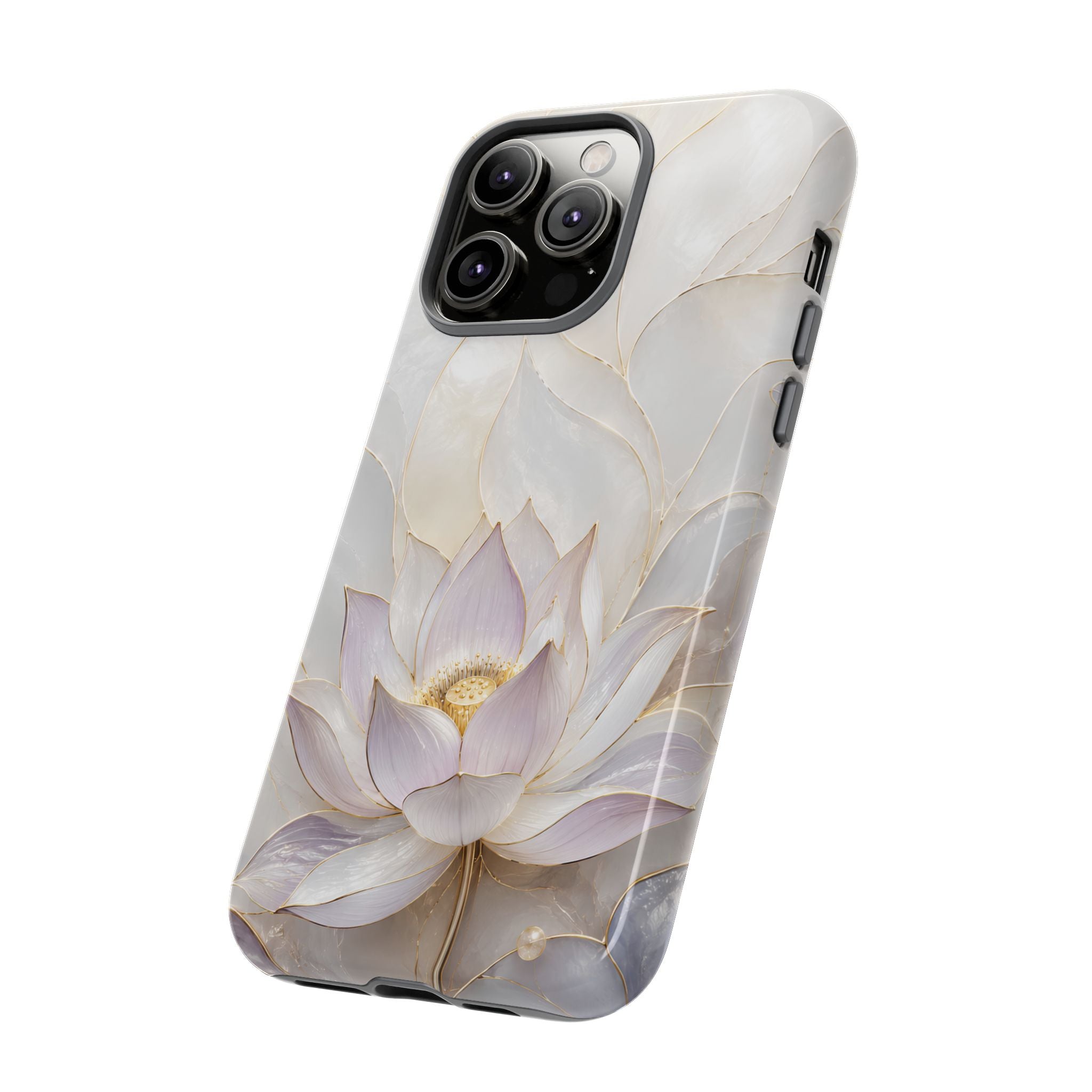 Lotus Flower iPhone Case | Pearl Lotus iPhone Case