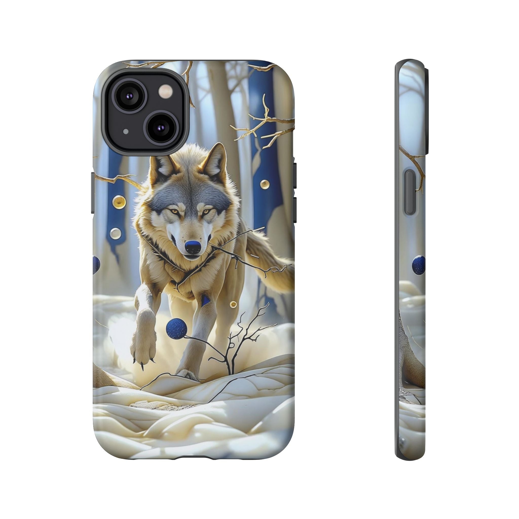 Wolf in Snow iPhone Case — Rugged Wildlife