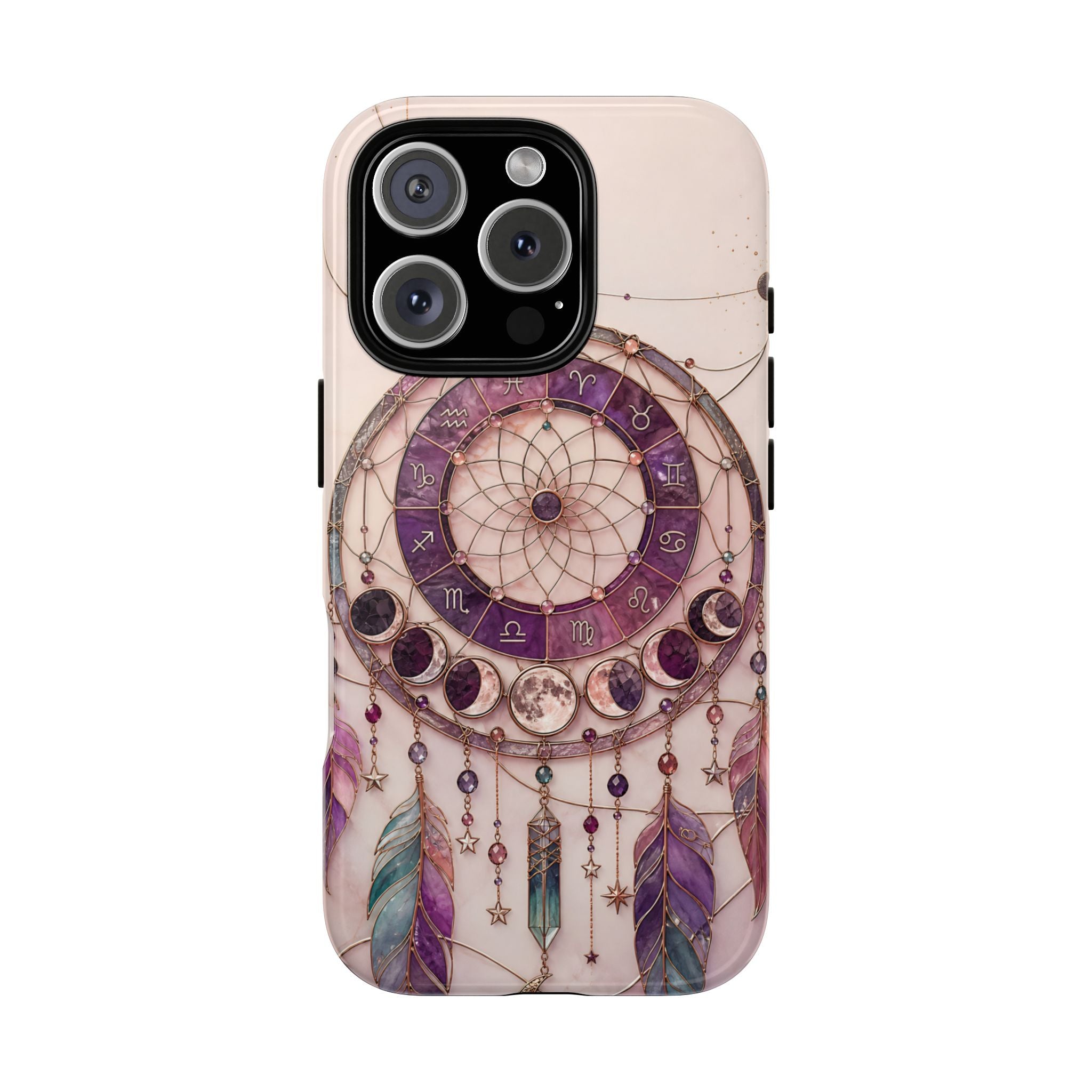 Dreamcatcher iPhone Case | Boho Moon Phase iPhone Case