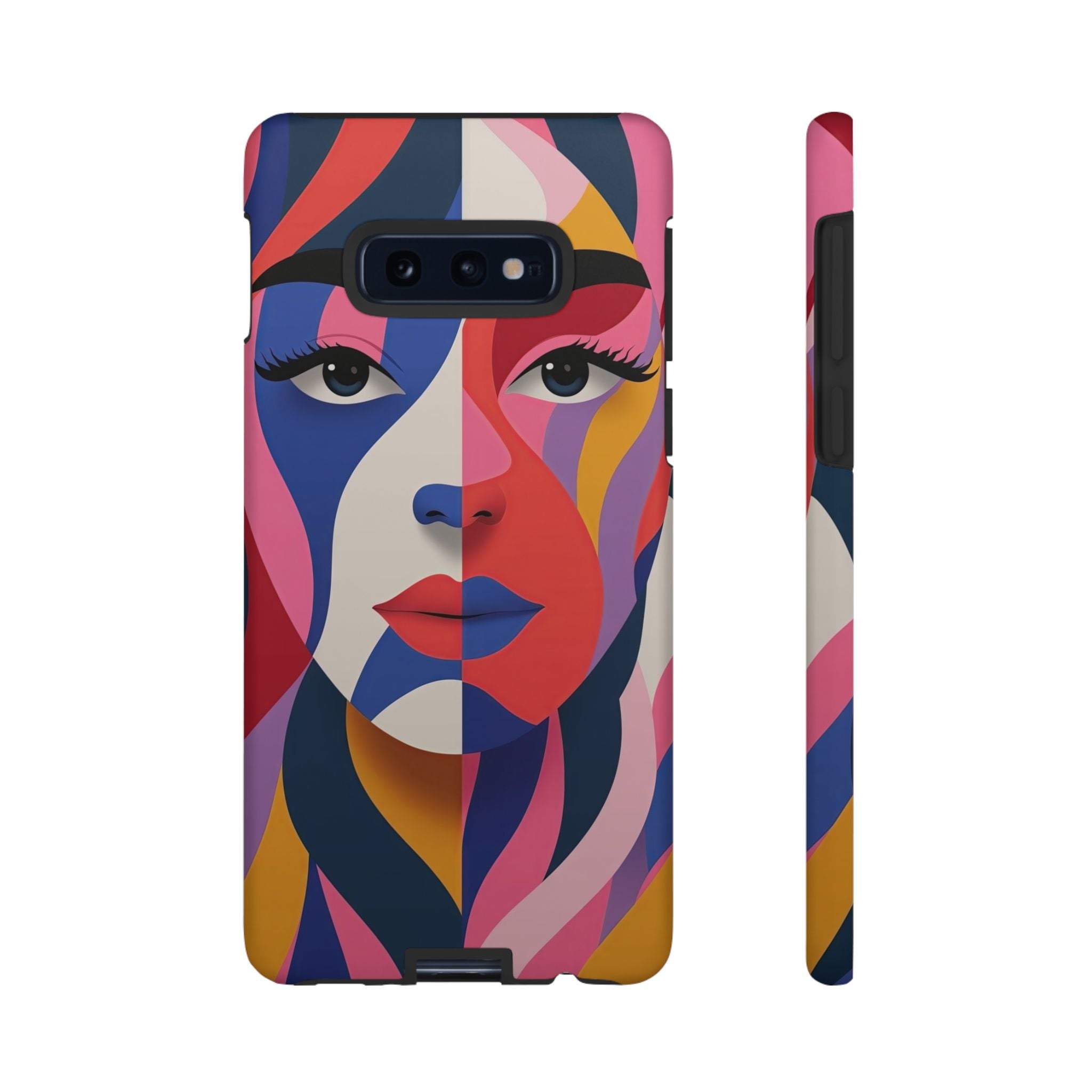 Abstract Colourful Face Samsung Galaxy Case | Vibrant Pop Art