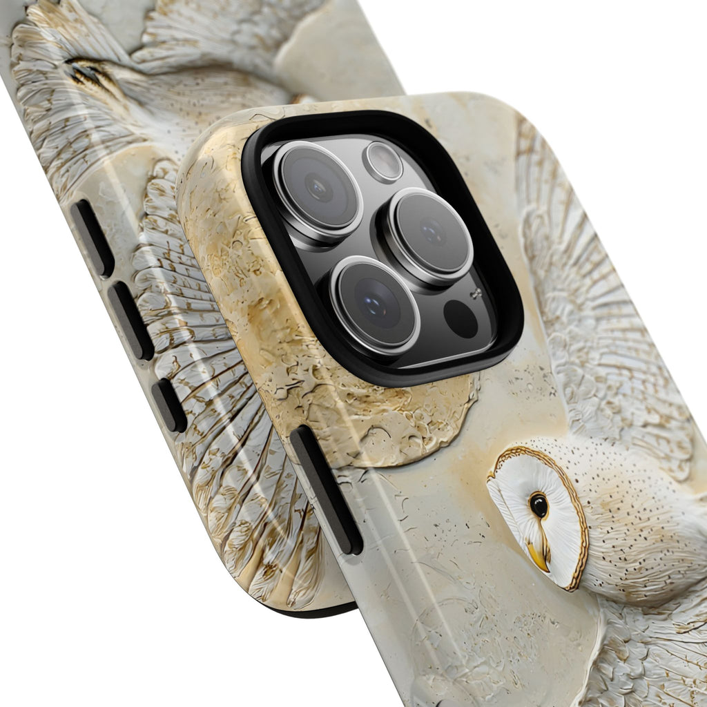 Barn Owl iPhone Case — Elegant Flying Owl Wildlife