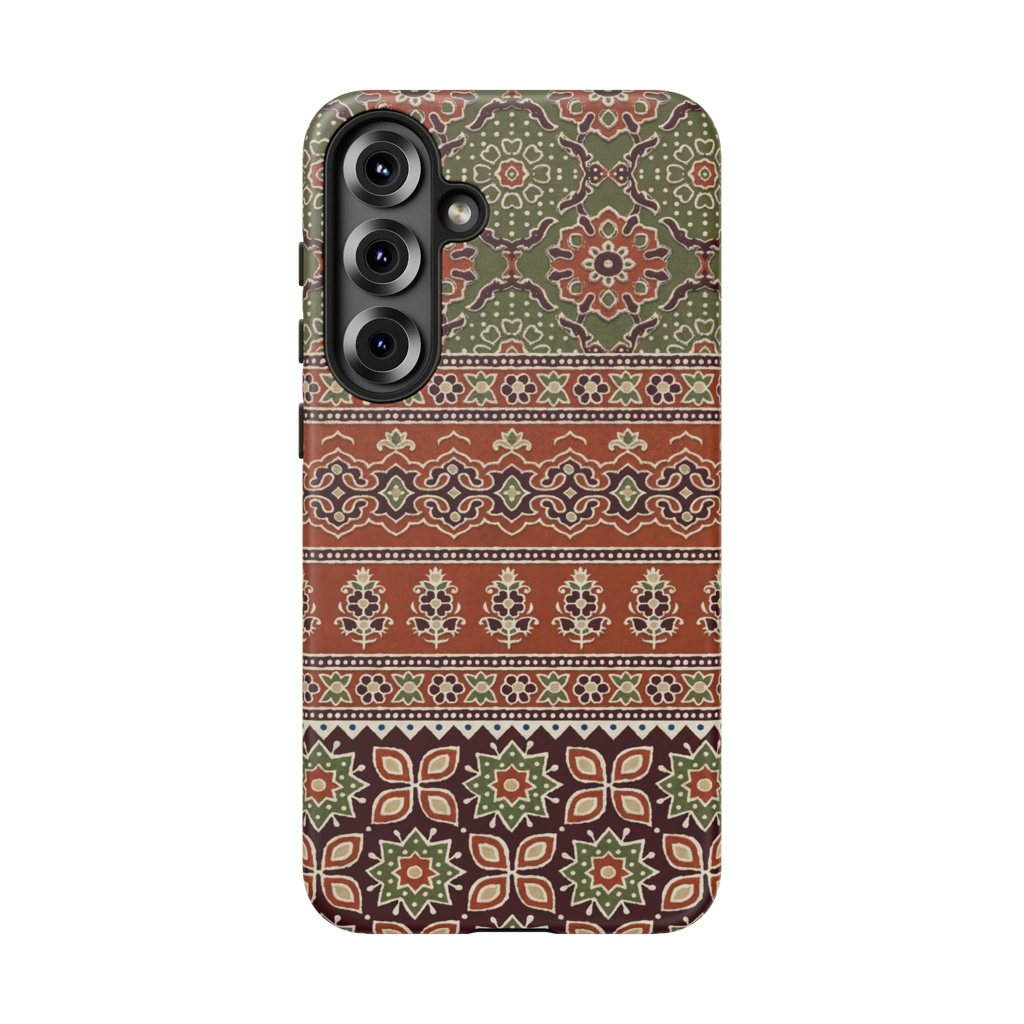 Batik Floral Protective Samsung Galaxy Case