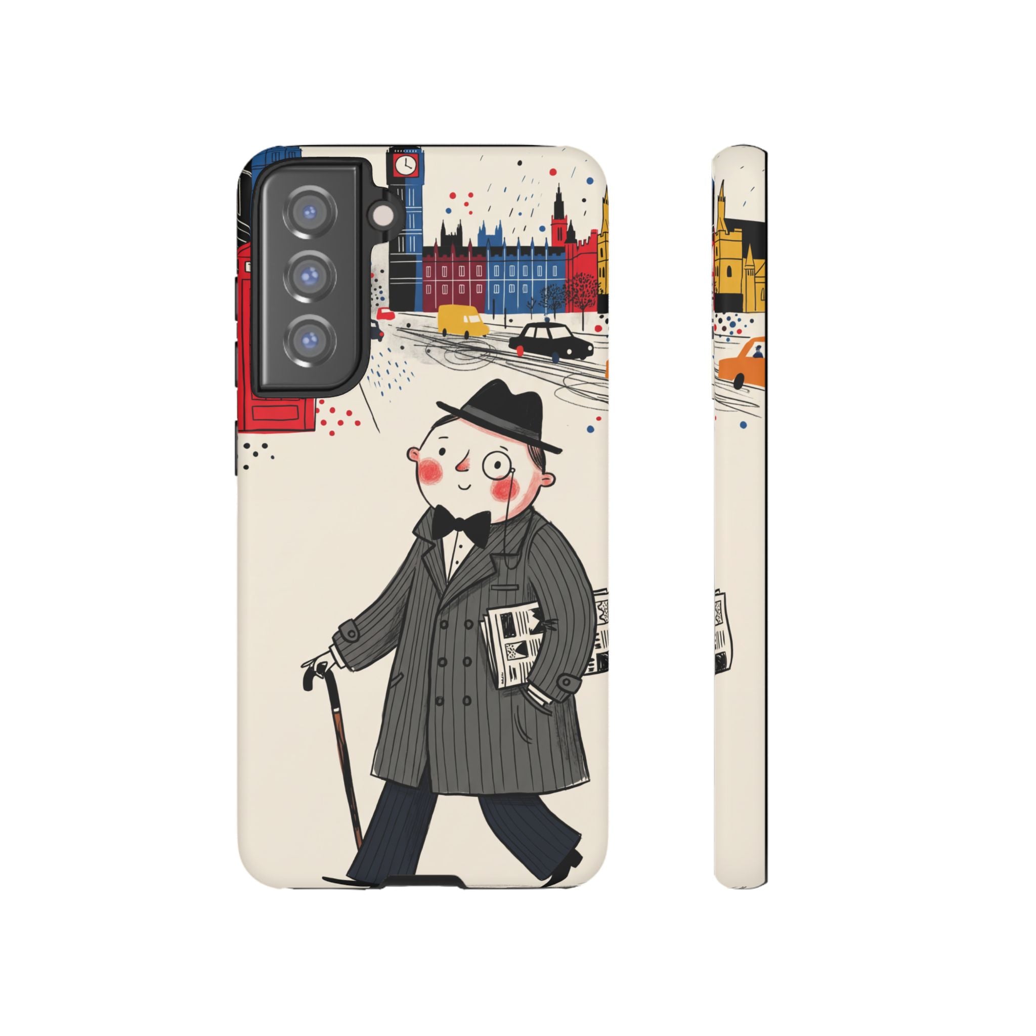 Detective in London Samsung Galaxy Phone Case