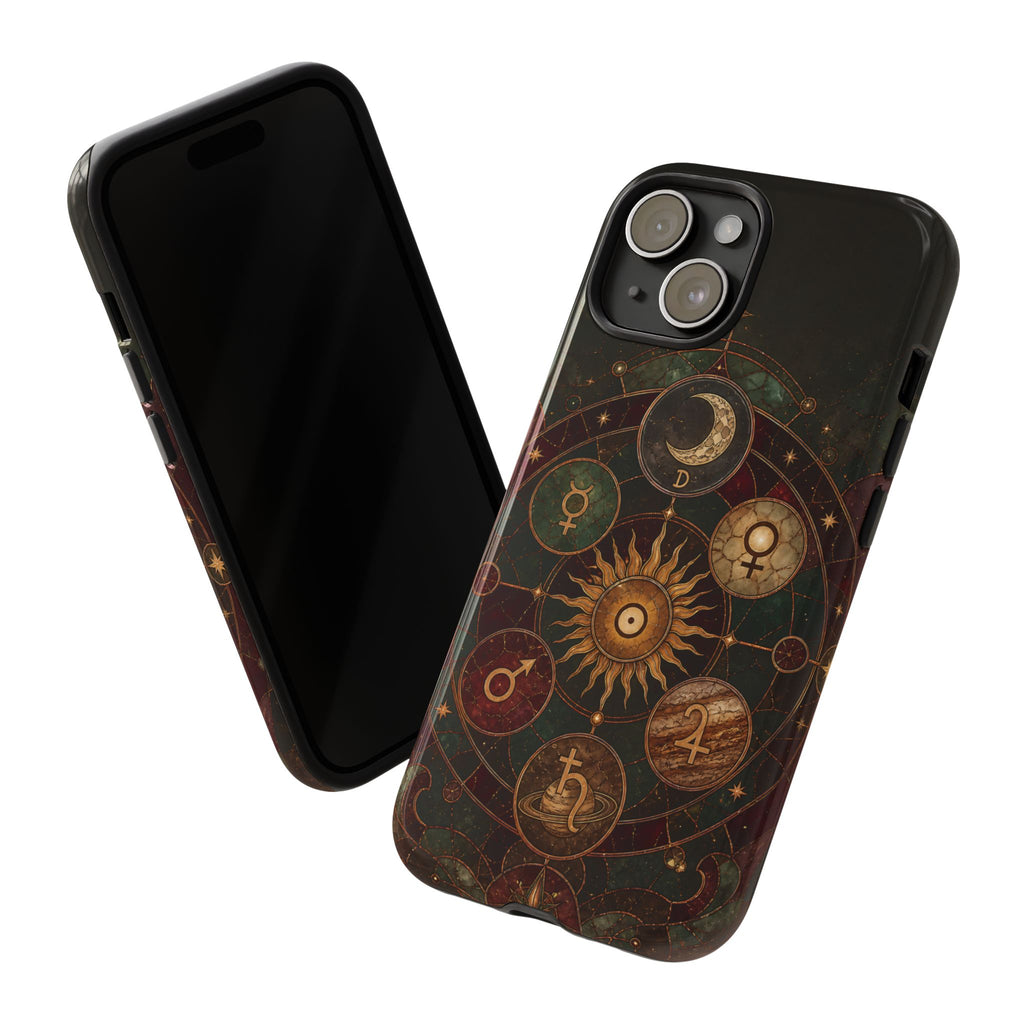 Antique Astrology iPhone Case | Celestial Chart iPhone Case