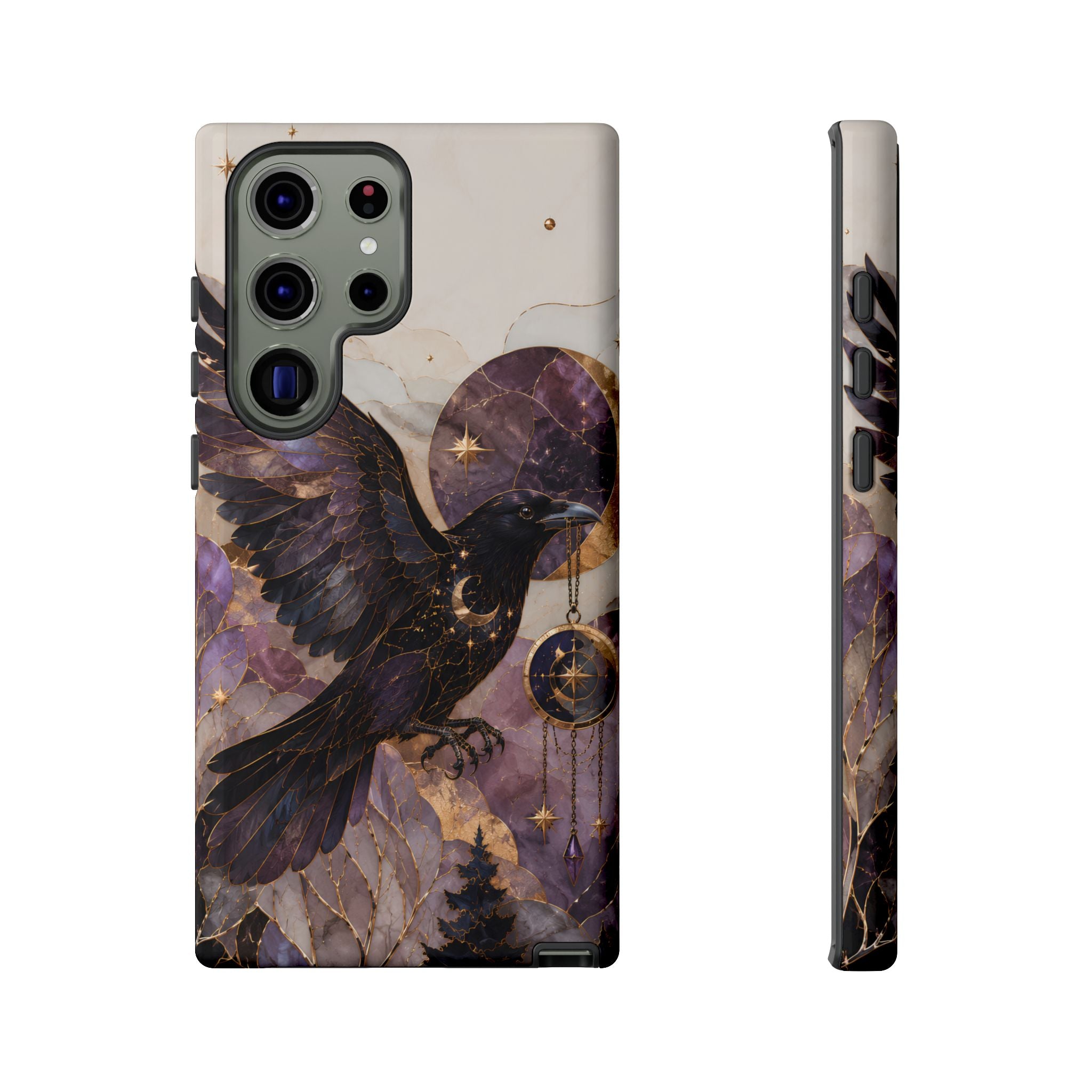 Raven Samsung galaxy Phone Case | Gothic Bird Phone Case