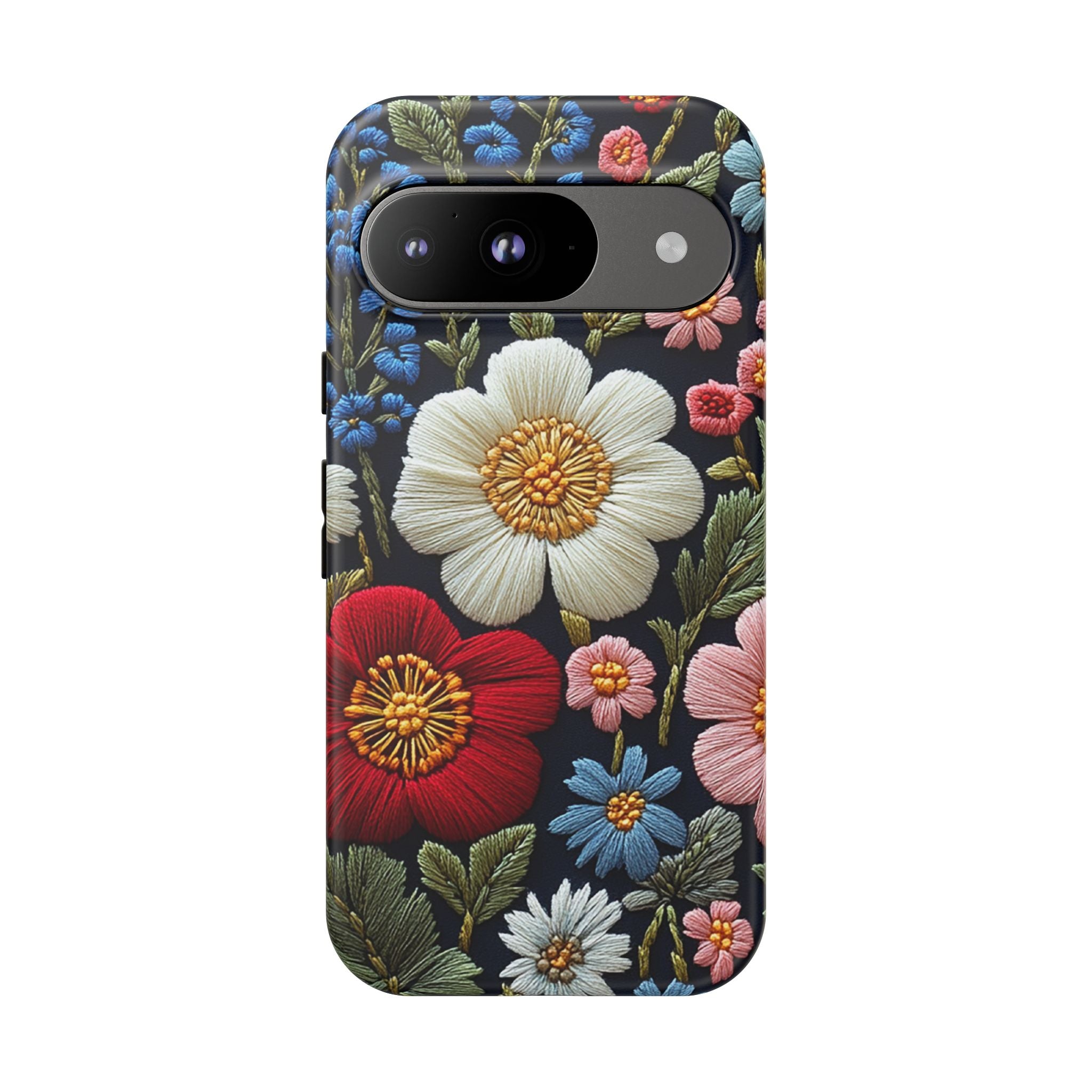 Floral Embroidered Garden Google Pixel Case