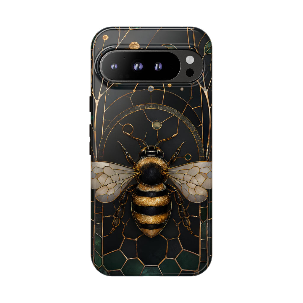 Golden Bee Google Pixel Phone Case | Vintage Bee Art Cover